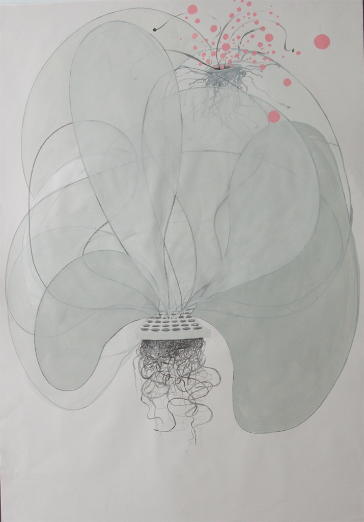 Mouvement III, Bulles roses